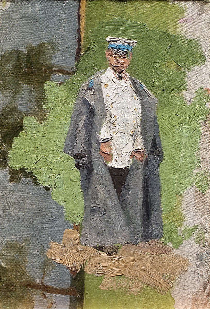 Н.К.Рерих. Воин (Этюд студента). 1896