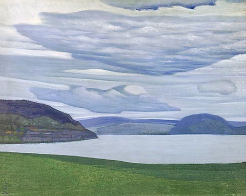 Н.К.Рерих. Голубые острова (Карельский пейзаж). 1917 или 1918