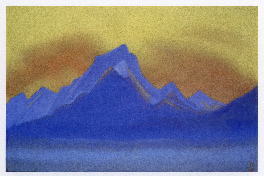 Н.К.Рерих. Гималаи. # 106 [Синяя гора]. 1945