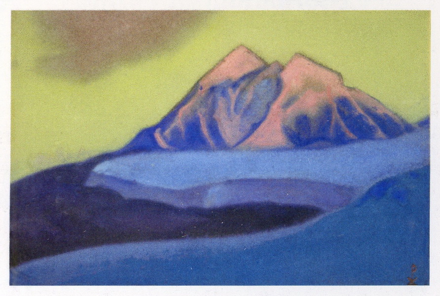 Н.К.Рерих. Гималаи. # 154 [Ледник]. 1945