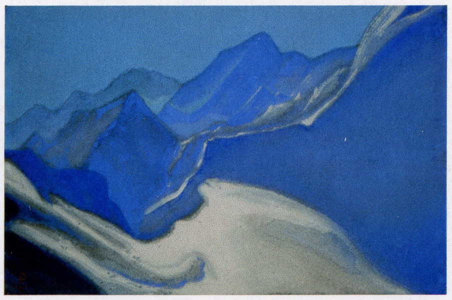 Н.К.Рерих. Гималаи. # 111 [Гималаи (Ледник)]. 1946