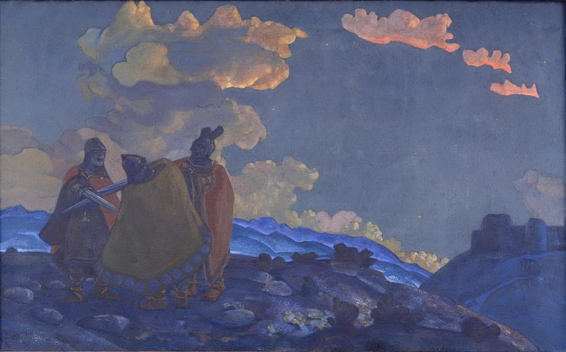 Н.К.Рерих. Короны. 1914