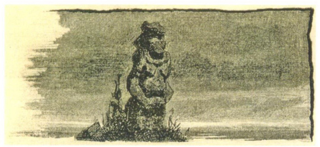 Н.К.Рерих. Каменная баба (к буддийской притче «Добродетельный и порочный». 1896