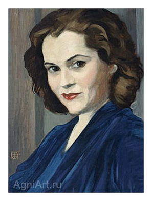 С.Н.Рерих. Портрет Кэтрин Кэмпбелл [4]. 1928