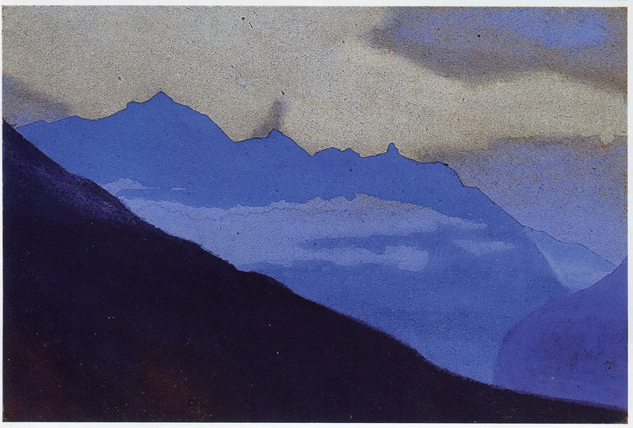 Н.К.Рерих. Гора Колоколов. Лахул. # 135. 1935