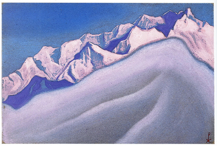Н.К.Рерих. Гималаи. 1942
