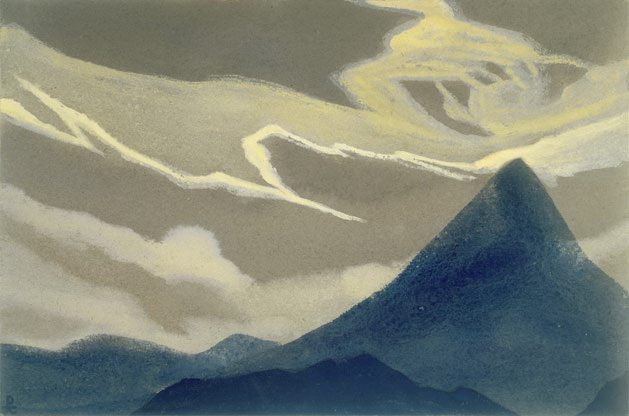 Н.К.Рерих. Гималаи. # 80 [Гималаи [Горная симфония]]. 1935-1936
