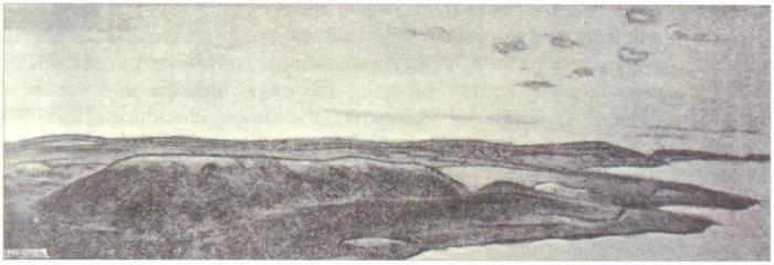 Н.К.Рерих. Могила Великана (Люто-озеро). 1908