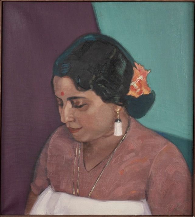 С.Н.Рерих. Портрет Махарани Траванкора. 1940-е