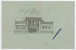 С.Н.Рерих. Архитектурный рисунок (8). 1920-е