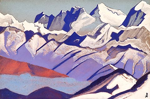 Н.К.Рерих. Эверест. # 111. 1936